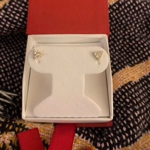 14K Gold Filled Triangle Earrings